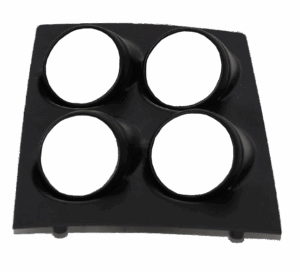 1968-1969 Camaro / Firebird or 1968-1974 Nova 4 Gauge Console Insert for 2 1/16" Auto Meter Gauges