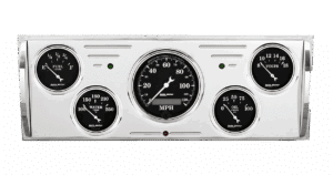 1940-1946 Chevy Truck Billet Aluminum Gauge Panel w/ Auto Meter Street Rod series gauges