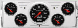 1940-1946 Chevy Truck Aluminum Gauge Panel w/ Sport-Comp Gauges