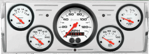 1940-1946 Chevy Truck Aluminum Gauge Panel w/ Auto Meter Phantom Gauges