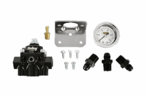 12-886KIT Holley Fuel Pressure Regulator Kit Gauge & Fittings