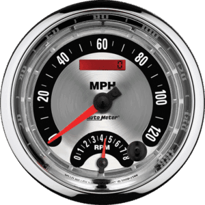 1295 AutoMeter American Muscle 5" Speedometer/Tachometer Combo Gauge (120 MPH / 8,000 RPM)