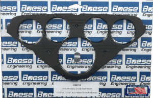 1955-1959 Chevy Truck 5 gauge Billet Aluminum Gauge Panels