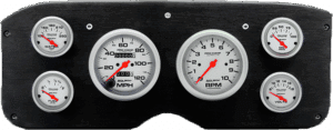 1955-1959 GMC Truck Billet Aluminum Gauge Panel w/ Ultra-Lite gauges