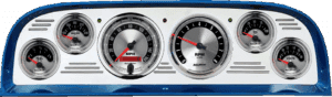 1960-1963 Chevy Truck Aluminum Dash Insert w/ Auto Meter American Muscle Gauges