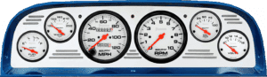 1960-1963 Chevy Truck Aluminum Gauge Panel w/ AutoMeter Phantom Gauges