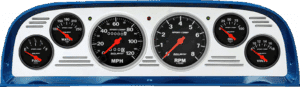 1960-1963 Chevy Truck Billet Aluminum Gauge Panel w/ Sport-Comp gauges
