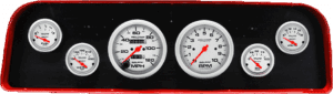 1960-1961 GMC Truck Billet Aluminum Gauge Panel w/ Ultra-Lite gauges