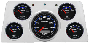 1960-1961 GMC Truck Aluminum 5 Gauge Panel w/ Auto Meter Cobalt Gauges