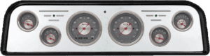 1962-1966 GMC Truck Billet Aluminum 6 Gauge Panel w/ Classic Instruments Gauges