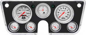 1967-1972 Chevy Truck Aluminum Adapter Kit w/ Auto Meter Ultra-Lite Gauges