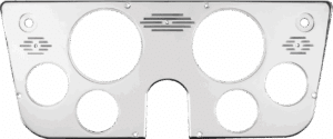 1967-1972 Chevy Truck 6 Gauge Billet Aluminum Gauge Panels 16053