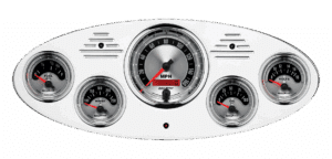 1934 Ford Truck Aluminum Dash Insert w Auto Meter American Muscle Gauges