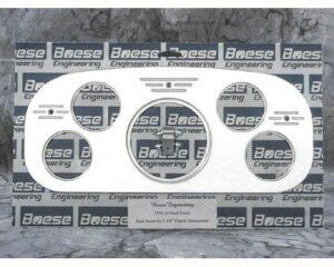 1935-1937 Ford Truck 5 gauge Billet Aluminum Gauge Panels