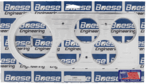 1948-1950 Ford Truck Gauge Aluminum Gauge Panels