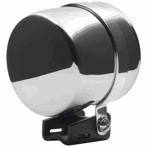 2153 Chrome Mounting Cup w/ Pedestal for 3 1/8" In-Dash AutoMeter Tachometers or Speedometers