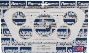 1953-1955 Ford Truck 5 Gauge Aluminum Gauge Panels