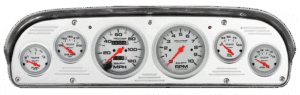 1957-1960 Ford Truck Aluminum Gauge Panel w/ Ultra-Lite Gauges