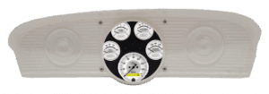 1961-1966 Ford Cab Truck Aluminum Gauge Panel w/ AutoMeter Ford Masterpiece Silver Gauges