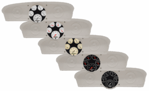 1961-1966 Ford Truck Aluminum Gauge Panel w/ AutoMeter Street Rod Series Gauges