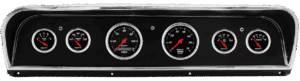 1967-1972 Ford Truck Aluminum Gauge Panel w/ AutoMeter Street Rod Series Gauges