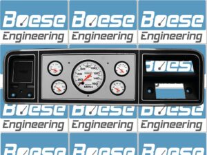 73 74 75 76 77 78 79 Ford Truck Billet Aluminum Dash Insert w/ Auto Meter Phantom Gauges