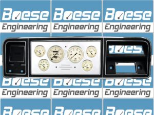 73 74 75 76 77 78 79 Ford Truck Billet Aluminum Dash Insert w/ Auto Meter Antique Beige Gauges