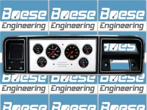 73 74 75 76 77 78 79 Ford Truck Billet Aluminum Dash Insert w/ Auto Meter Designer Black Gauges