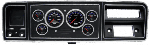 1973-1979 Ford Truck Aluminum Gauge Panel w/ Auto Meter Cobalt Gauges