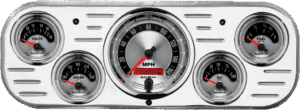 1937-1938 Chevy Car Aluminum Dash Insert w/ Auto Meter American Muscle Gauges