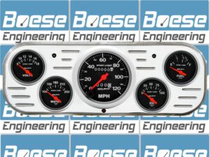 1937-1938 Chevy Car Aluminum Dash Insert w/ Sport-Comp Gauges