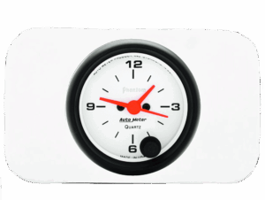 1937-1938 Chevy Car Clock Insert w/ Auto Meter Phantom Clock