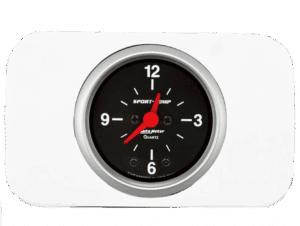 1937-1938 Chevy Car Clock Insert w/ Auto Meter Sport-Comp Clock
