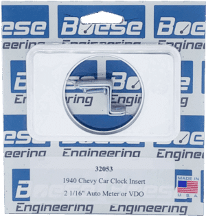 1940 Chevy Car Clock Inserts