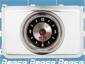1940 Chevy Car Clock Insert w/ Auto Meter American Muscle Clock