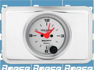 1940 Chevy Car Clock Insert w/ Auto Meter Ultra Lite Clock