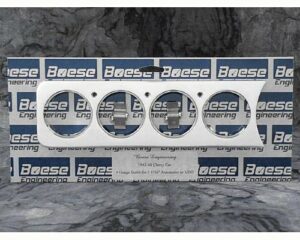 1941-1948 Chevy Car Aluminum 4 Gauge Dash Panels (3 holes for LED lights)
