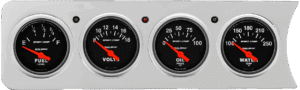 1941-1948 Chevy Car 4 Gauge Dash Insert w/ AutoMeter Sport-Comp Gauges