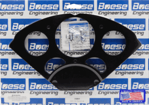 55-56 Chevy Car Black Anodized Billet Aluminum Dash Insert for Auto Meter gauges (3 1/8" & 2 1/16")