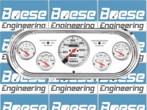 1962-1965 Chevy Nova billet aluminum dash insert w/ Ultra-Lite Gauges