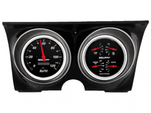 1967-68 Camaro / Firebird Aluminum Gauge Panels w/ 5" Auto Meter Designer Black Gauges
