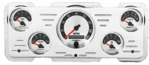 1940 Ford Car / 1940-1947 Ford Truck Aluminum Dash Insert w/ AutoMeter American Muscle Gauges