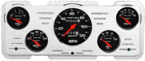 1940 Ford Car / 1940-1947 Ford Truck Aluminum Gauge Panel w/ AutoMeter Sport-Comp Gauges