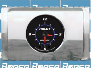 1940 Ford Deluxe Clock Insert w/ Auto Meter Cobalt Clock