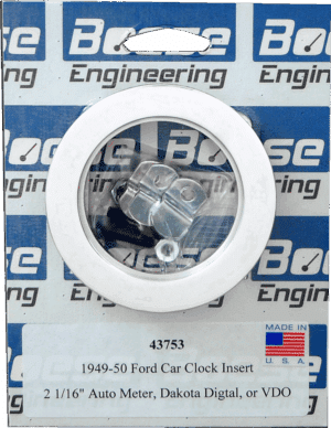 1949-1950 Ford Car Billet Aluminum Clock Adapter