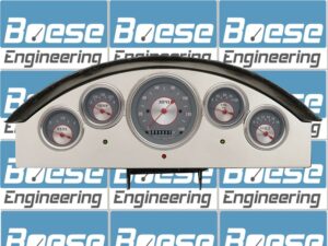 1957 Ford Fairlane Aluminum 5 Gauge Panel w/ Classic Instruments Gauges