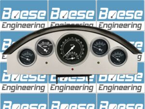 1957 Ford Fairlane Aluminum 5 Gauge Panel w/ Classic Instruments Gauges (Ultimate Speedometer)