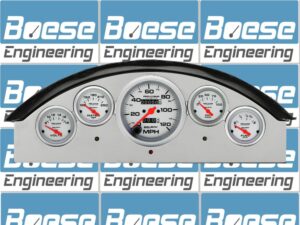 1957 Ford Fairlane Aluminum Gauge Panel w/ Ultra-Lite gauges