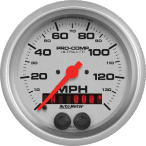 4480 AutoMeter Ultra-Lite 3 3/8" GPS 0-140 MPH Speedometer