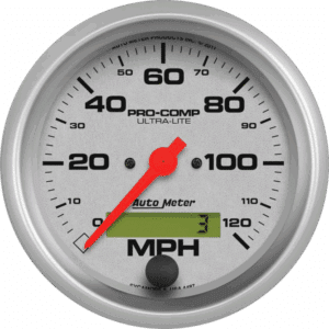 4487 AutoMeter Ultra-Lite 3 3/8" Electric 0-120 MPH Speedometer